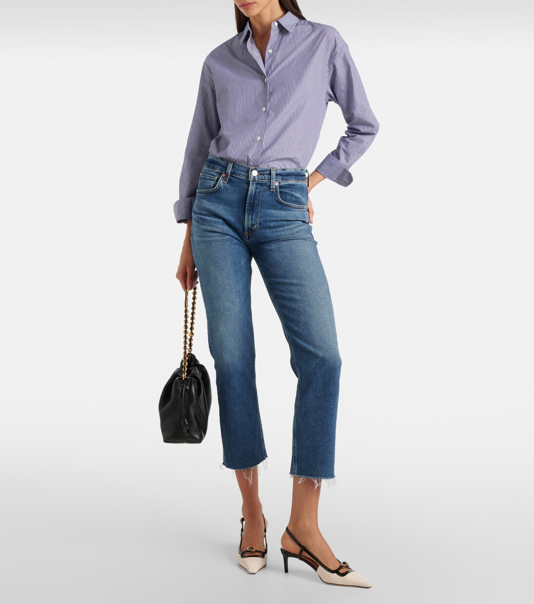 Daphne九分高腰直筒牛仔裤 | Citizens of Humanity