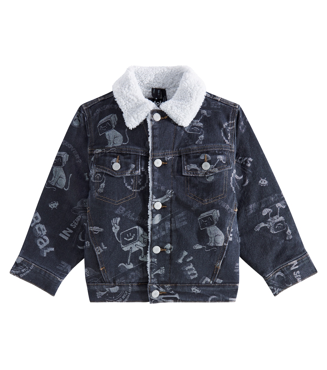 Hiro printed denim jacket | Molo