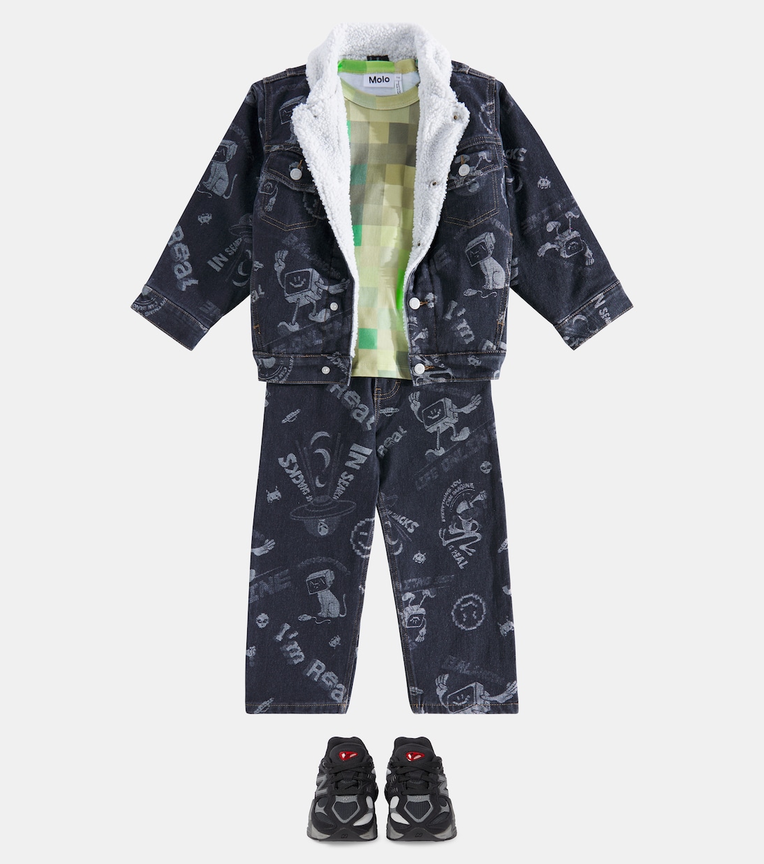 Hiro printed denim jacket | Molo