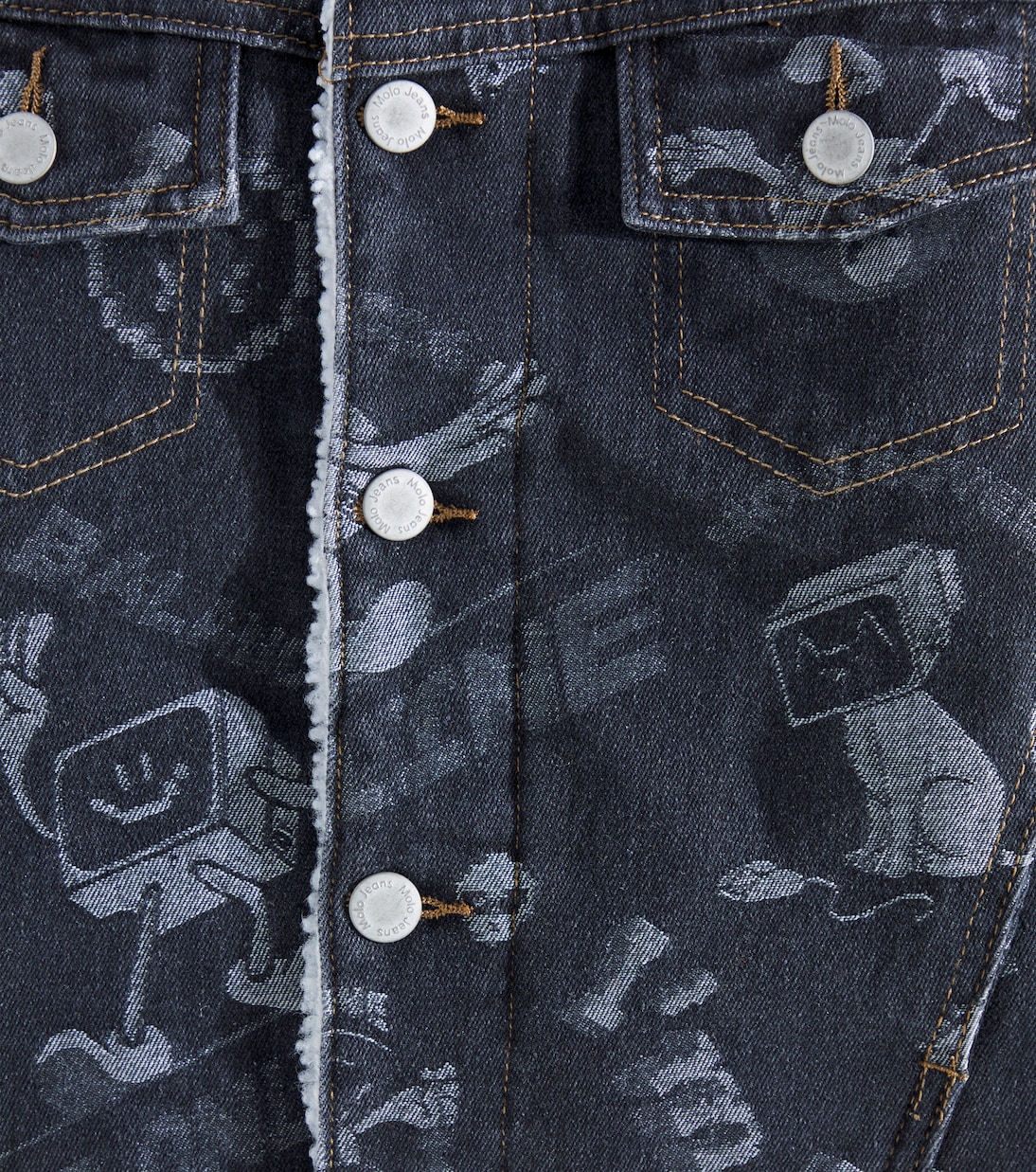 Hiro printed denim jacket | Molo