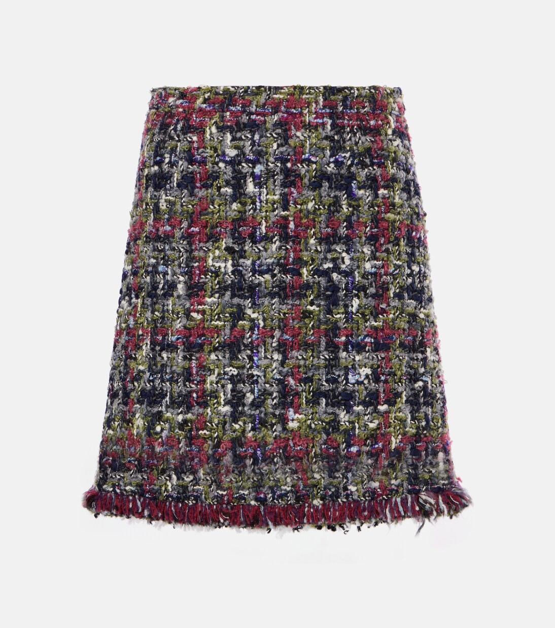 Minifalda de tweed de mezcla de lana | Etro