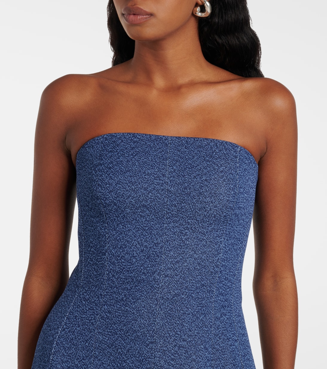 Midikleid Alba aus Denim | Tove