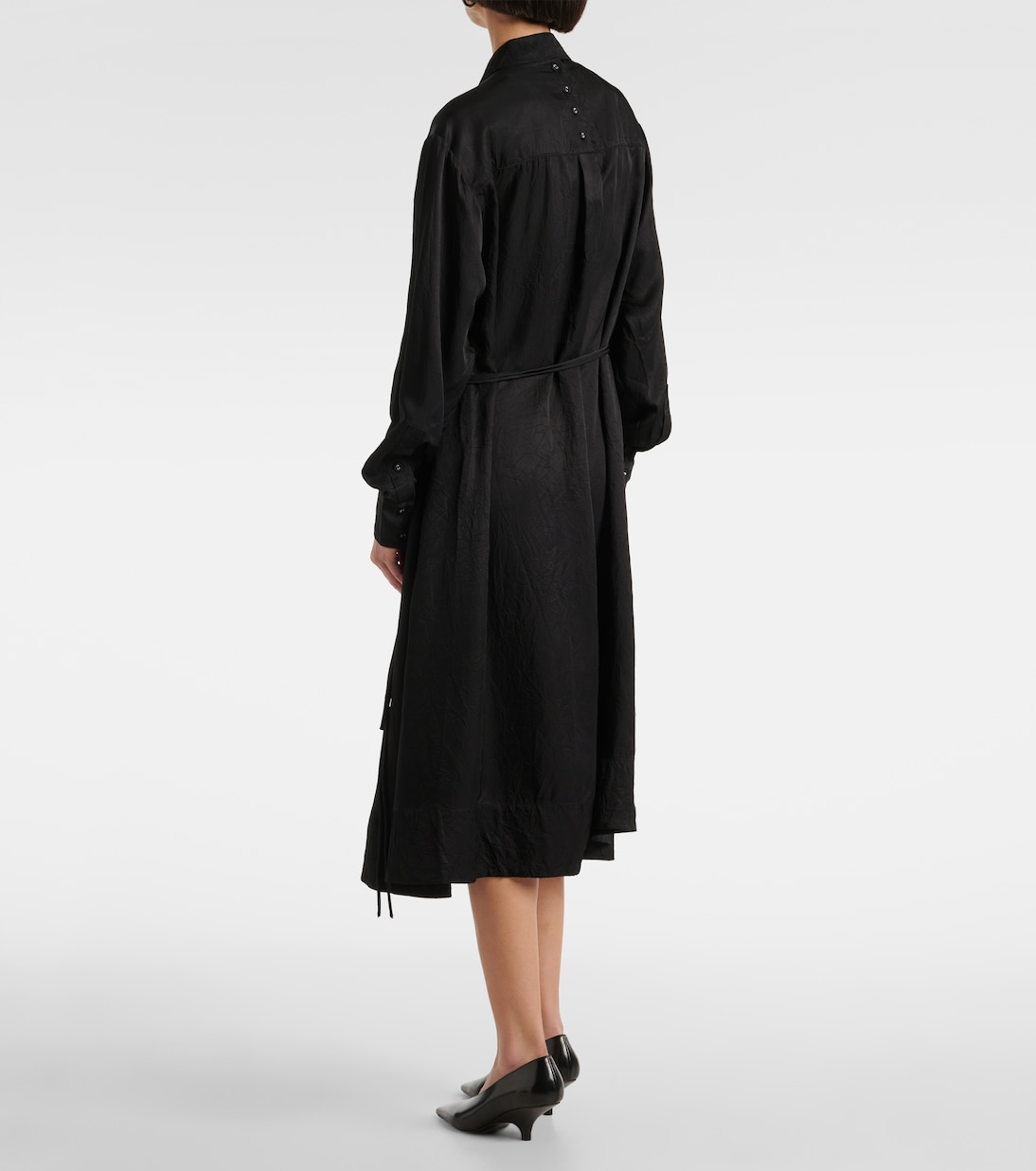 Robe chemise White Label Nelson en coton | Proenza Schouler