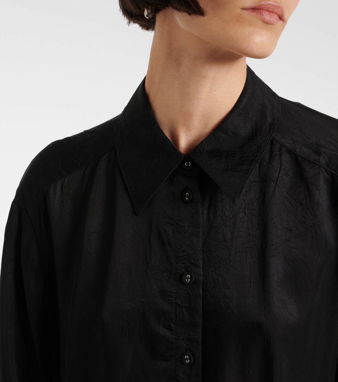 Robe chemise White Label Nelson en coton | Proenza Schouler