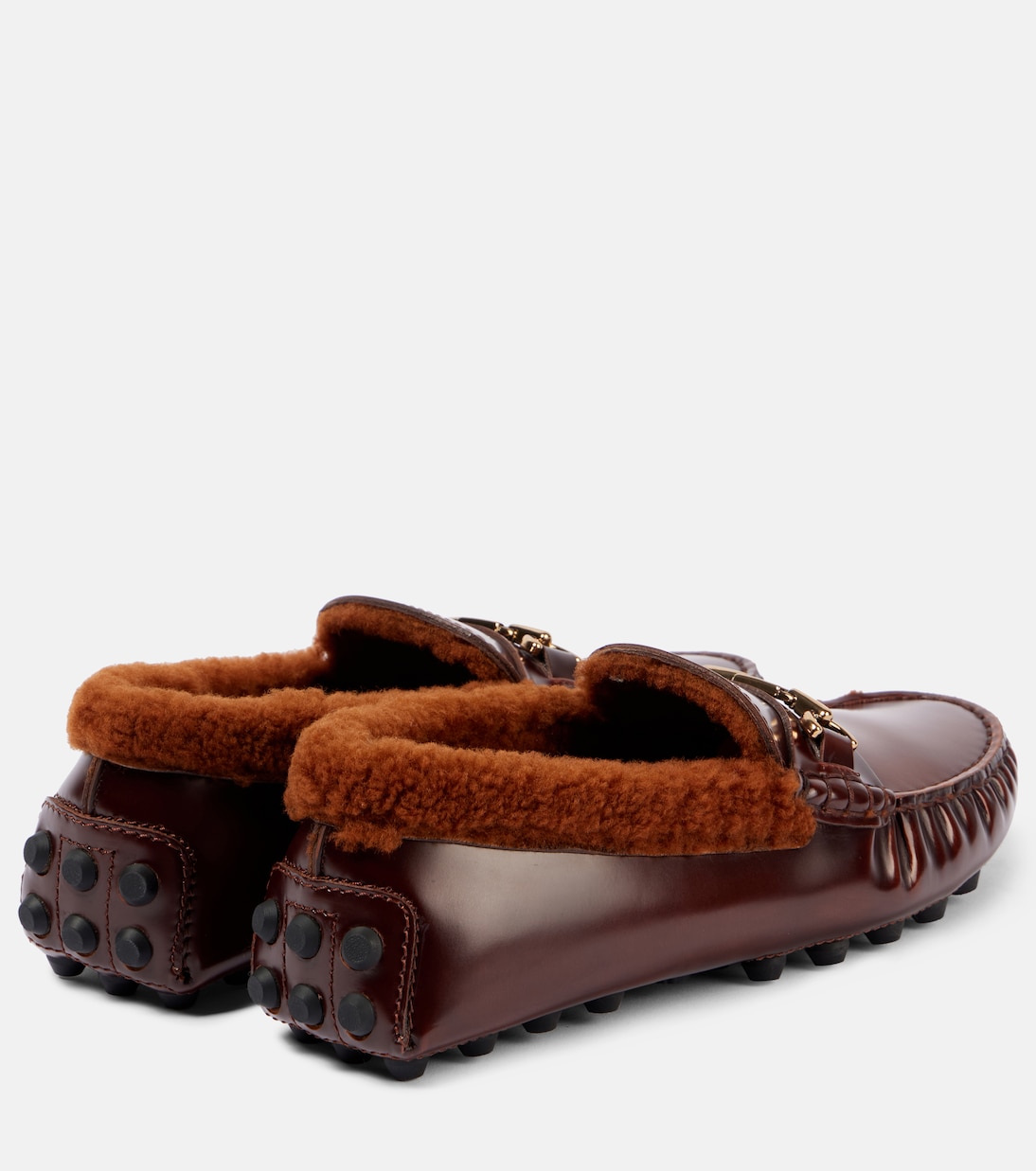 Mokassins aus Leder mit Shearling | Tod's