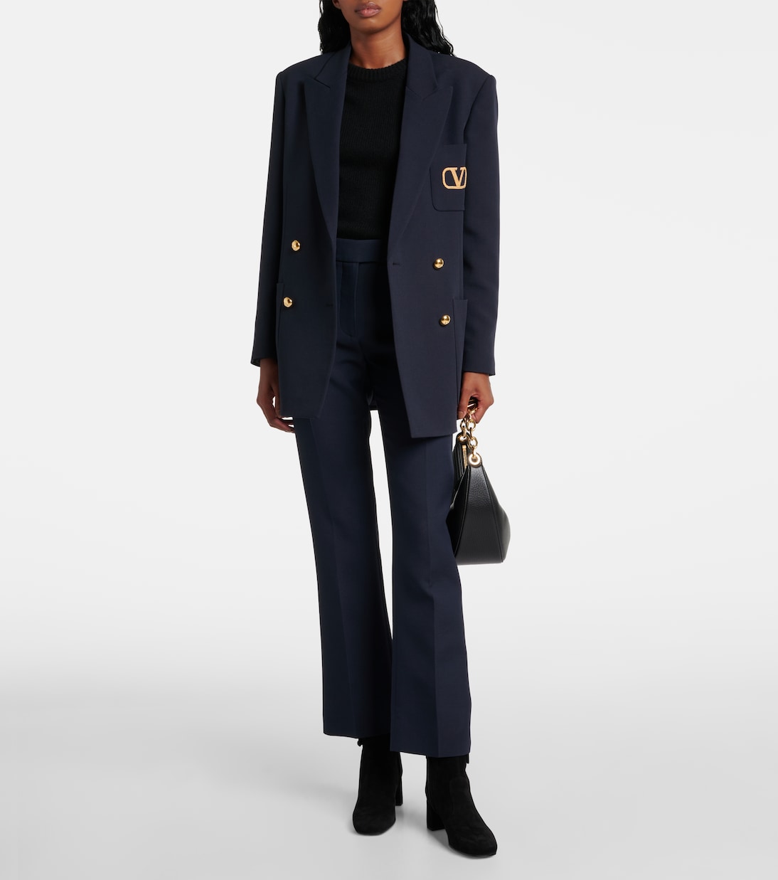 Ankle Boots Très Vivier 45 aus Veloursleder | Roger Vivier