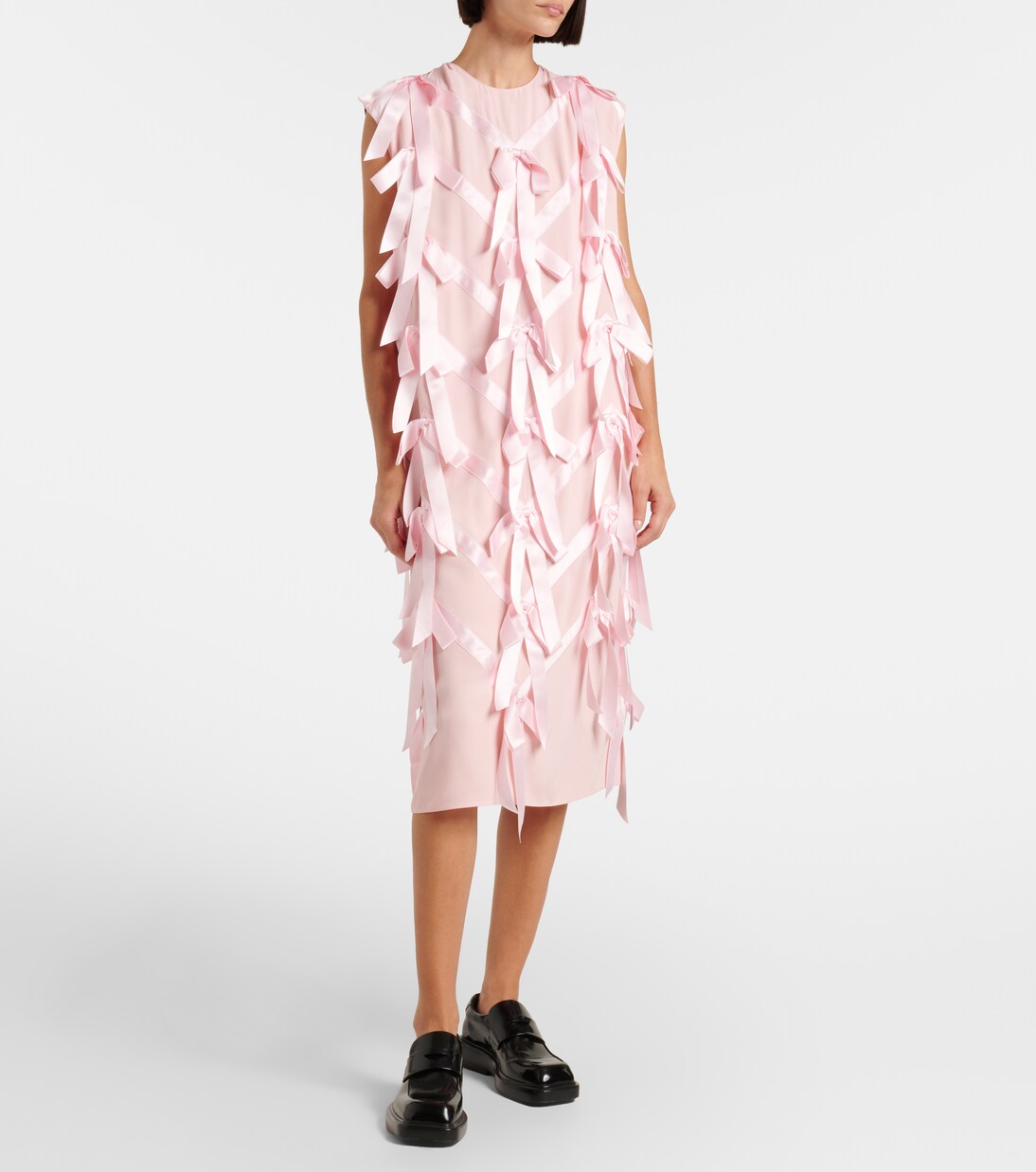 Ribbon midi dress | Prada