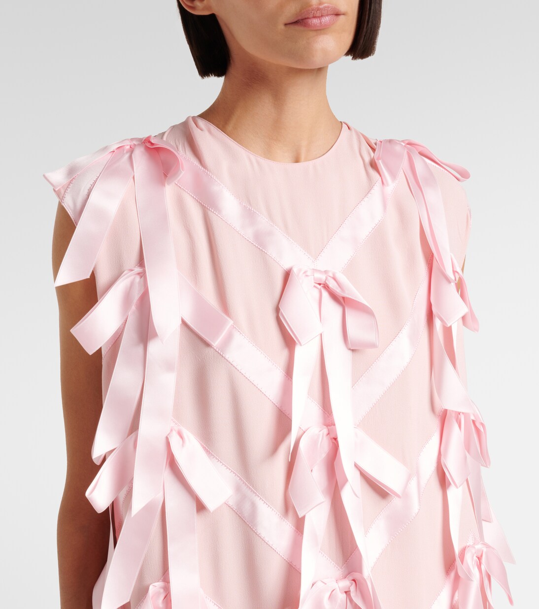 Ribbon midi dress | Prada