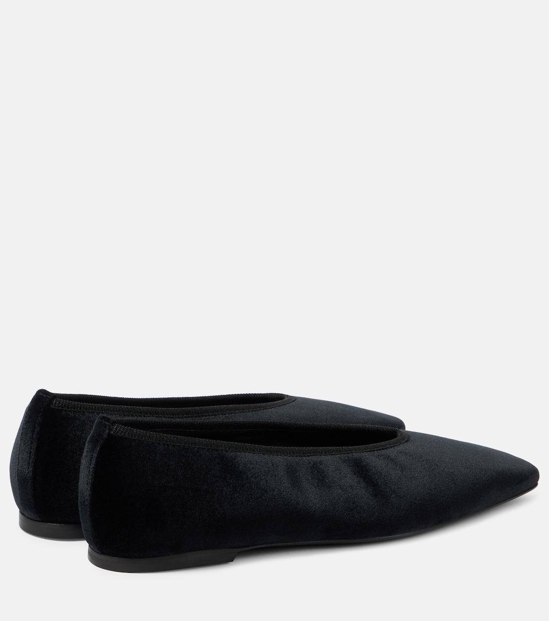 Ballerines Minimalist en velours | Toteme