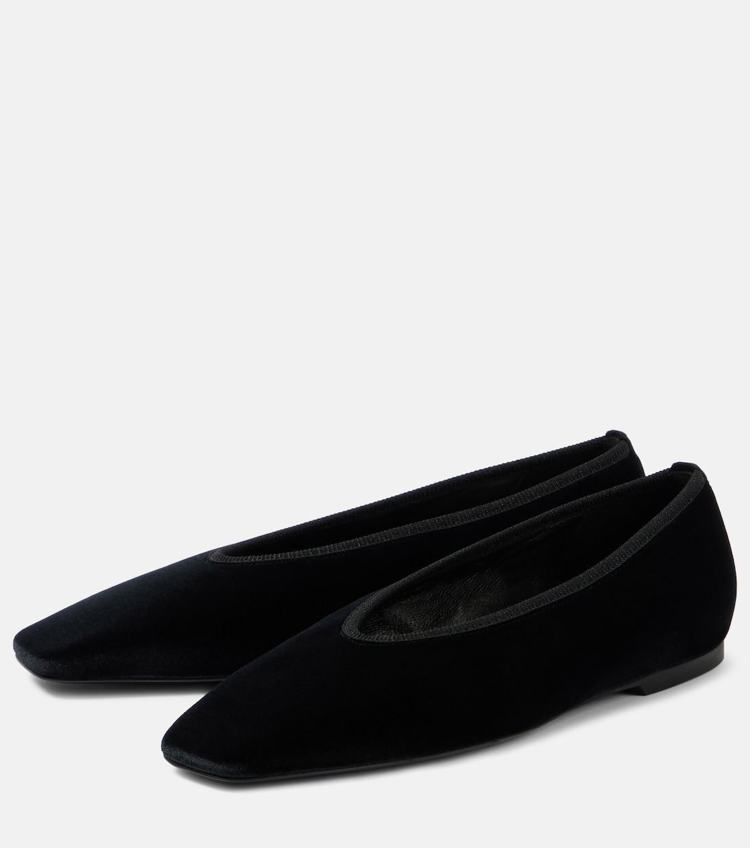 Ballerines Minimalist en velours | Toteme