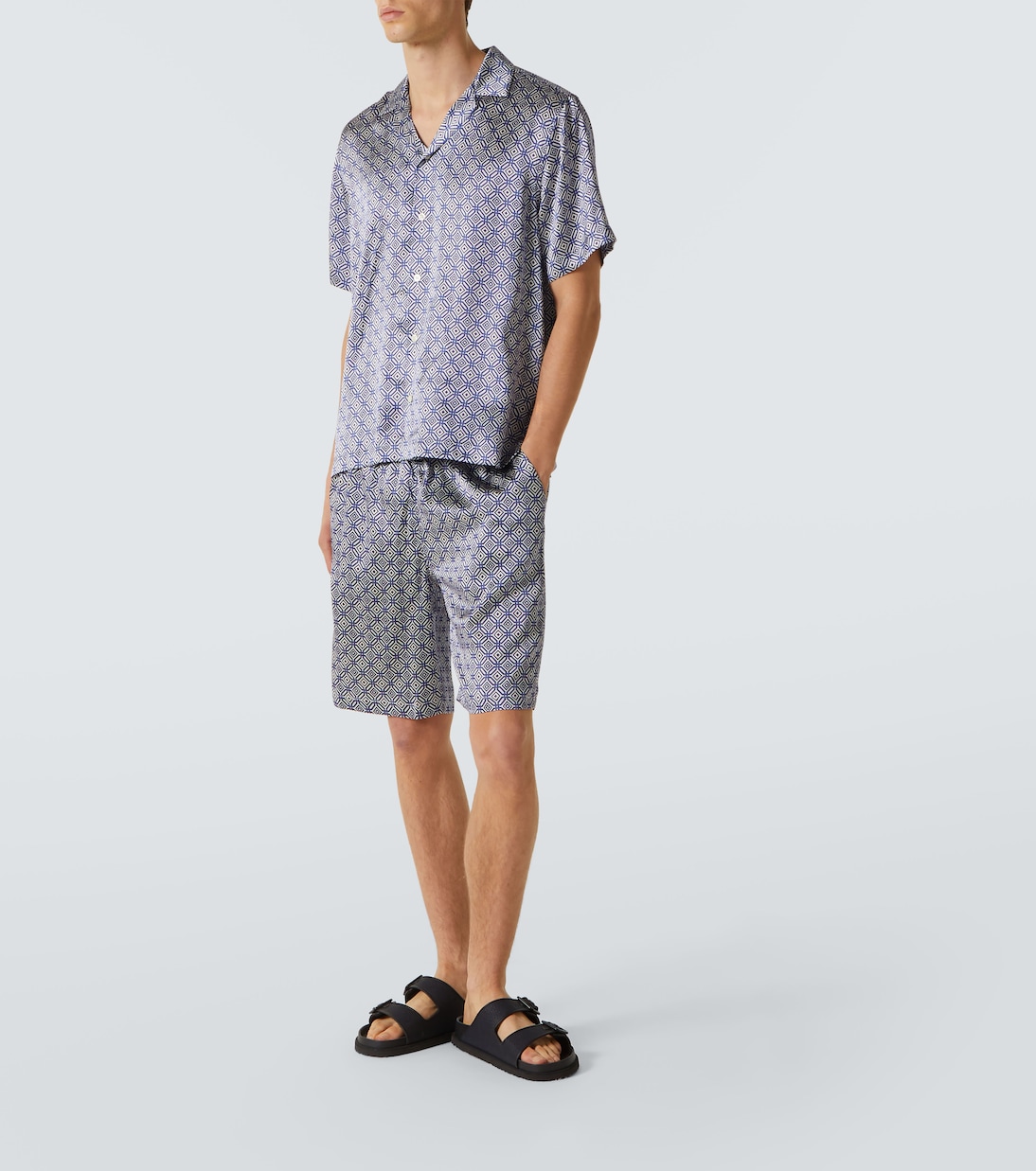 Chemise Roberto imprimée en soie | Frescobol Carioca