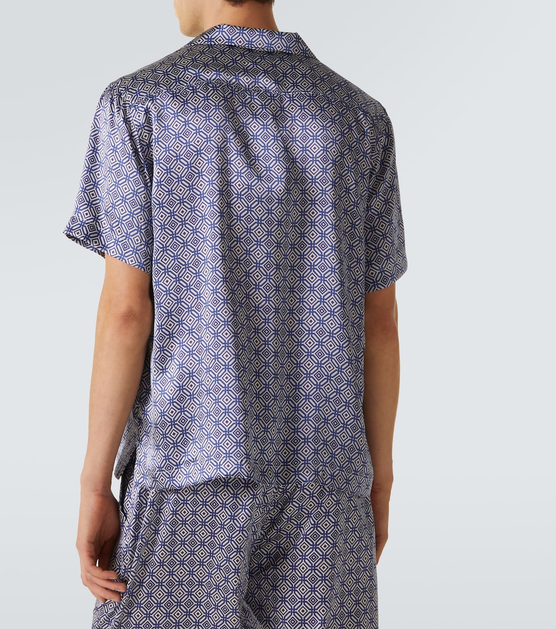 Chemise Roberto imprimée en soie | Frescobol Carioca