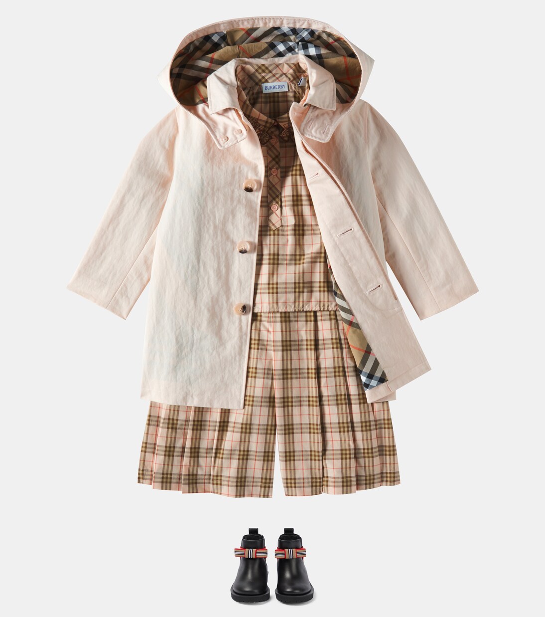 Bermuda-Shorts Burberry Check aus Baumwolle | Burberry Kids