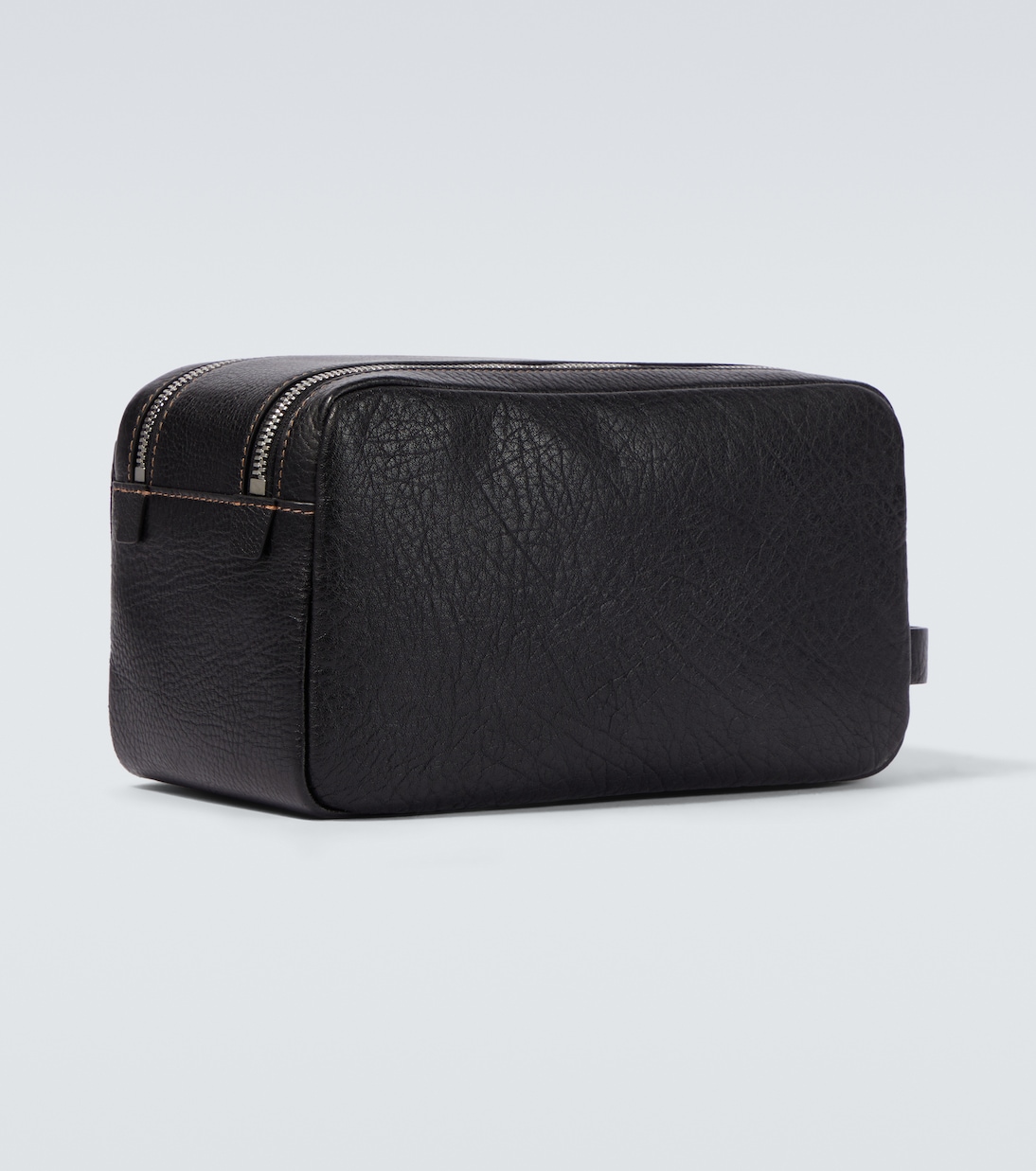 Leather toiletry bag | Brunello Cucinelli