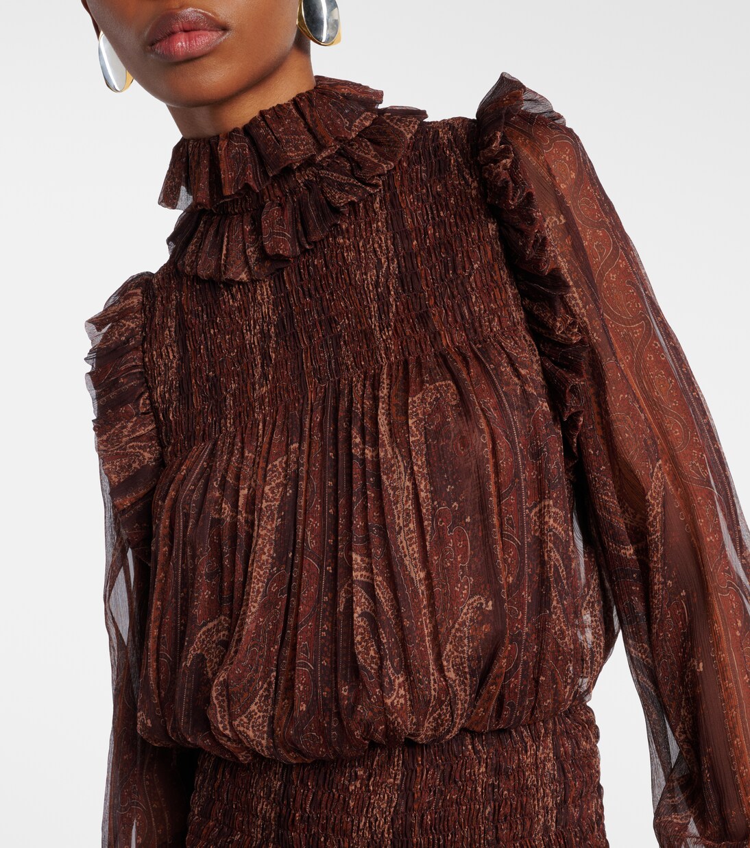 Silk gown | Saint Laurent