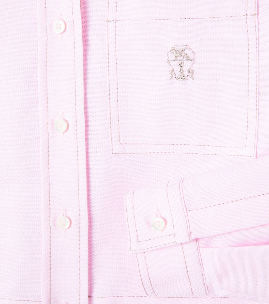 Logo cotton shirt | Brunello Cucinelli Kids