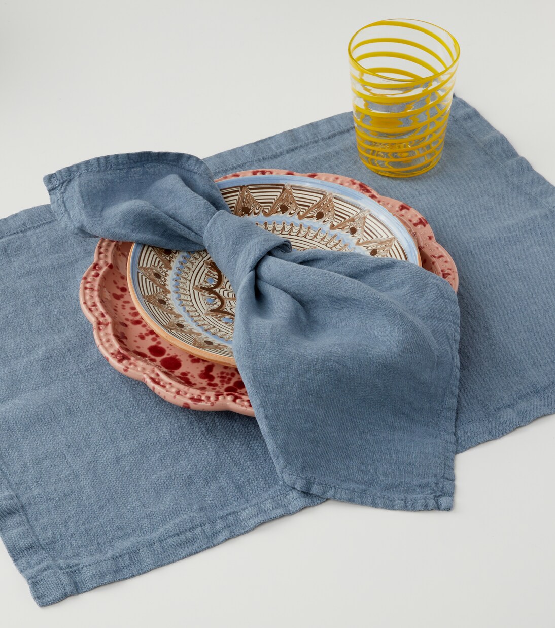 Set of four linen napkins | Once Milano