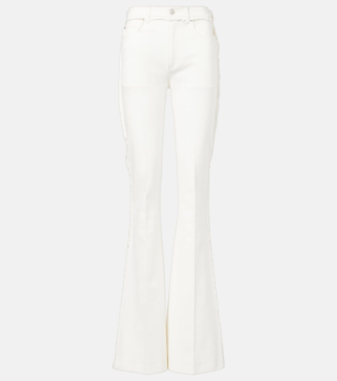High-rise bootcut jeans | McQueen