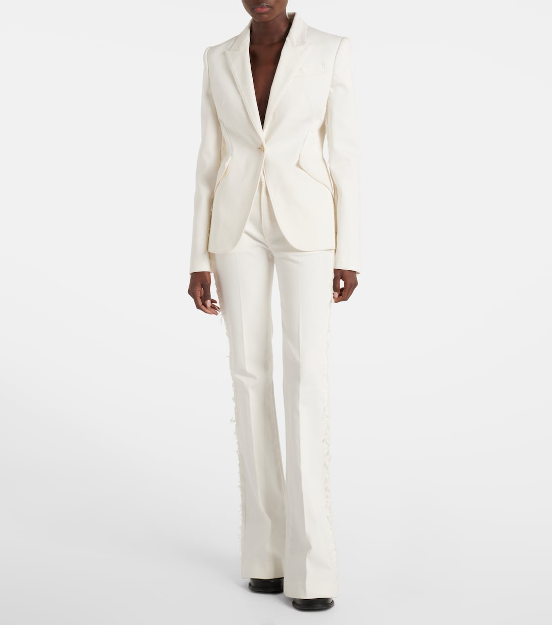 High-rise bootcut jeans | McQueen