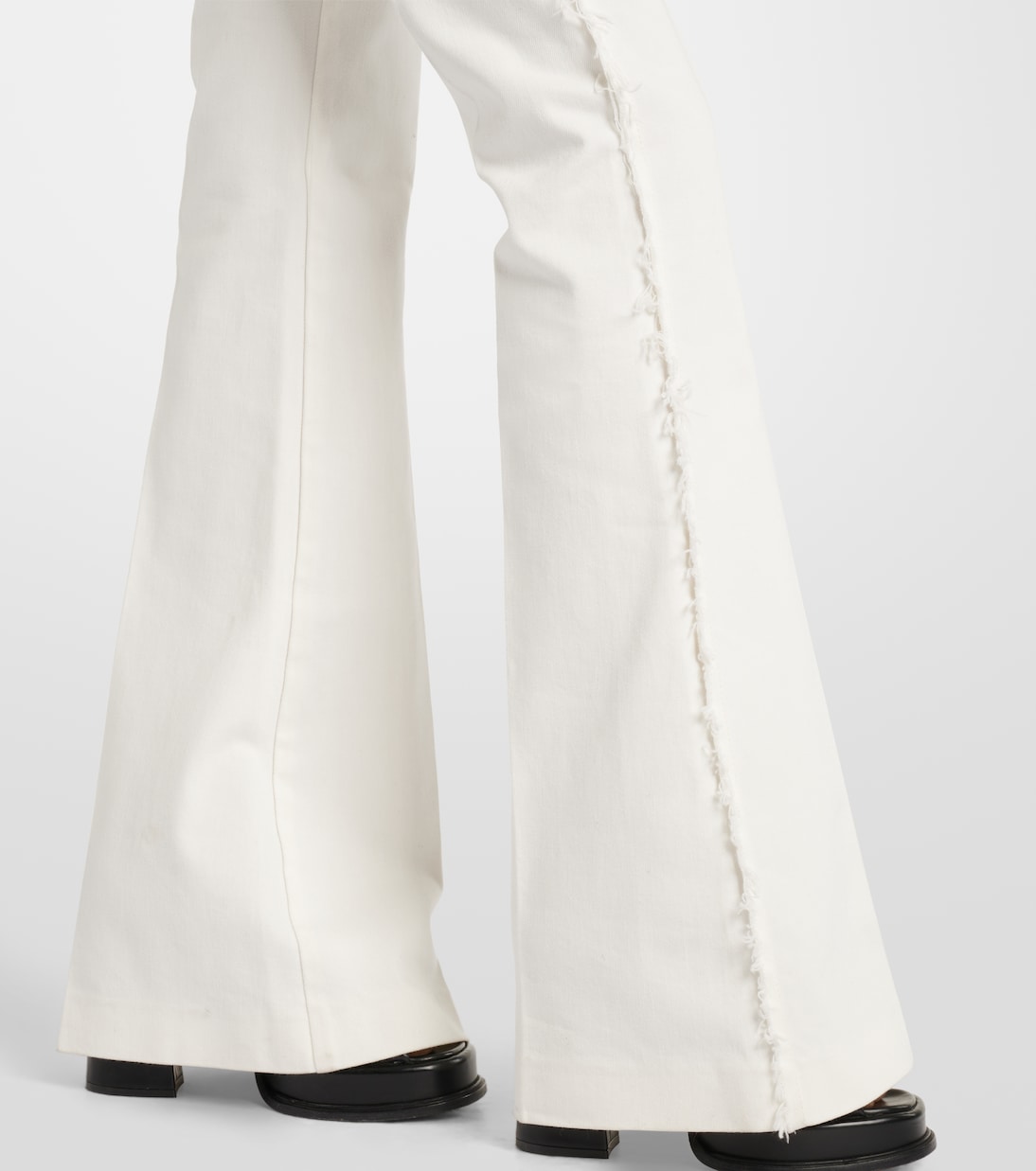 High-rise bootcut jeans | McQueen