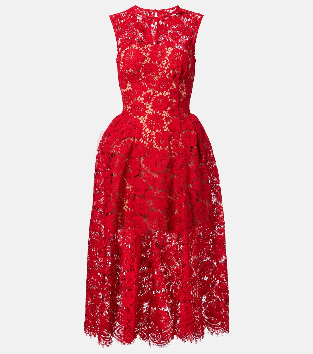 Floral lace cocktail dress | Self-Portrait