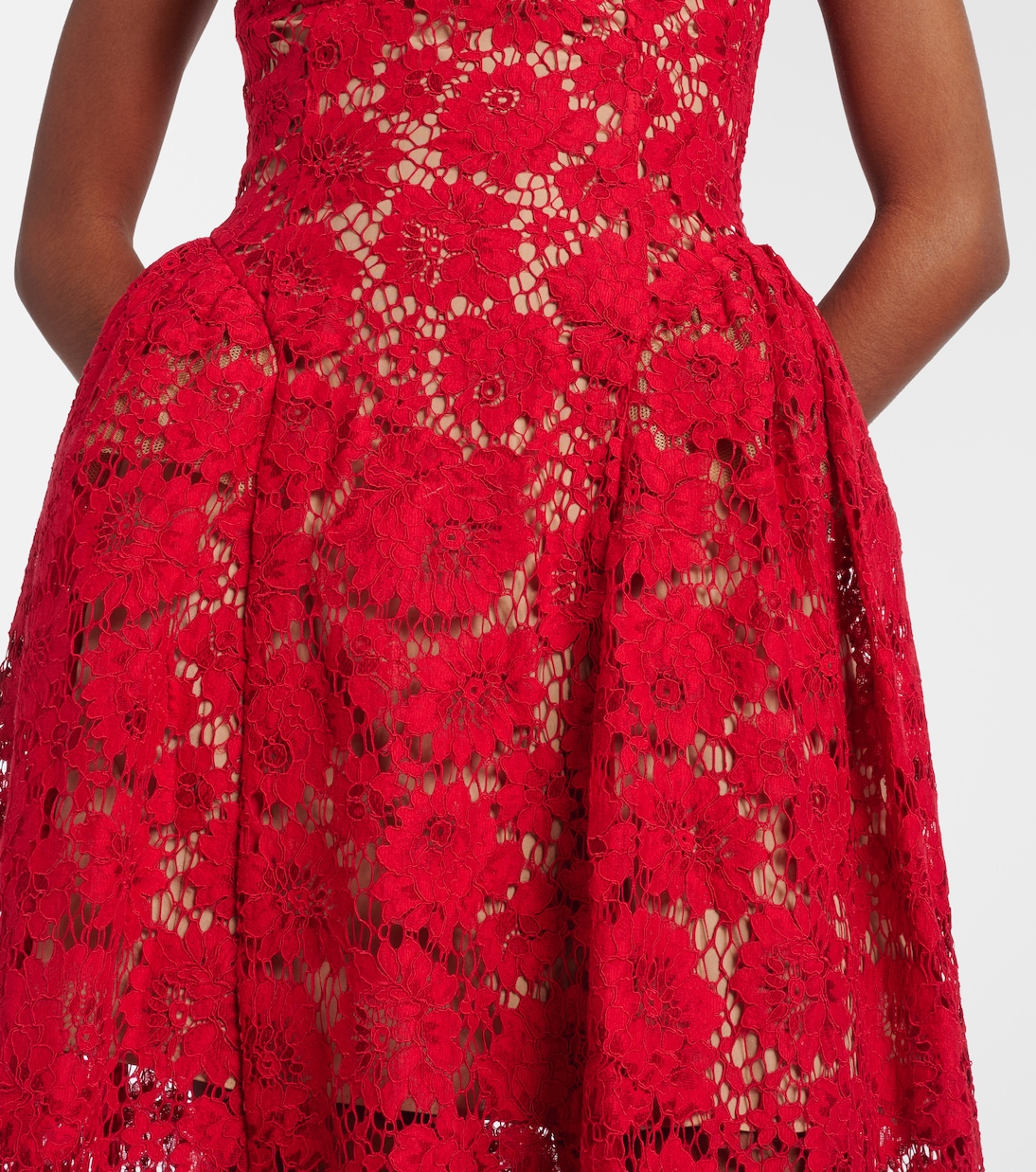 Floral lace cocktail dress | Self-Portrait