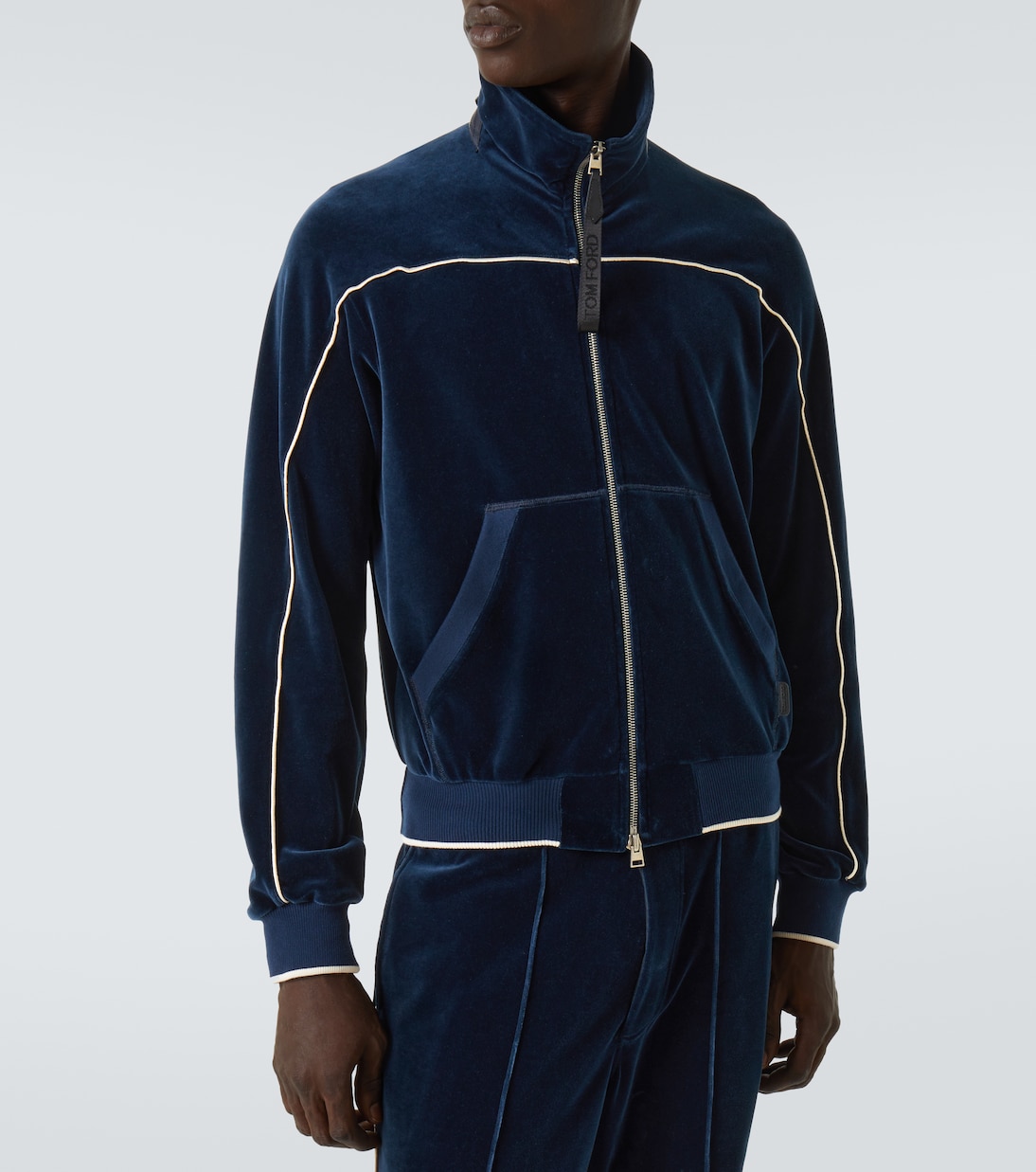 Cotton-blend velour track jacket | Tom Ford
