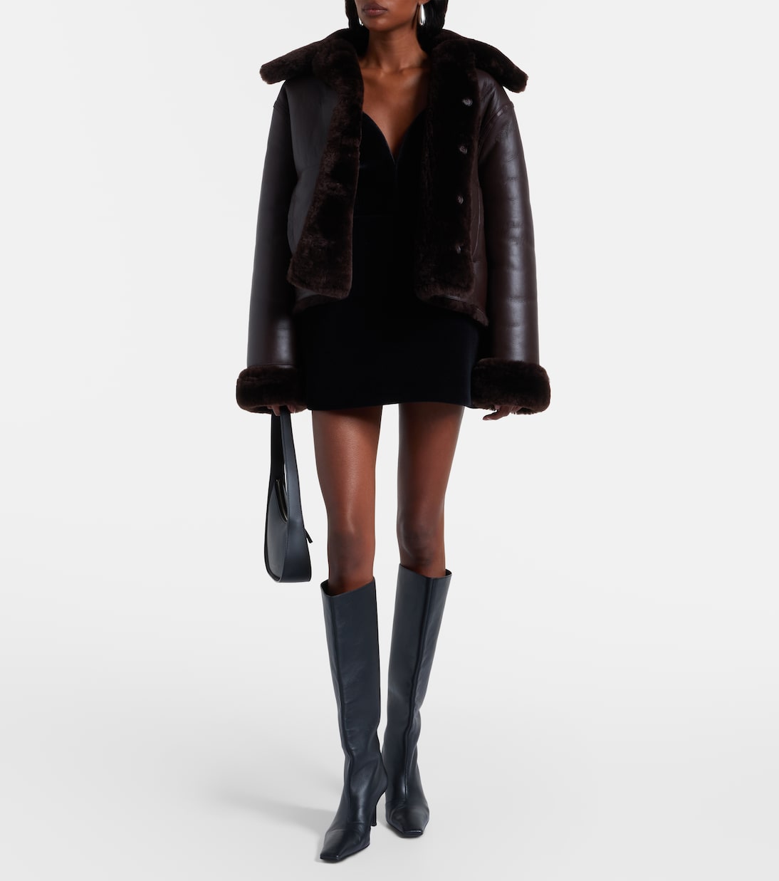 Wendbare Jacke aus Shearling | David Koma