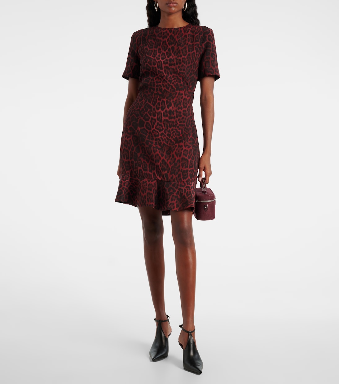Stella Iconics silk cady minidress  | Stella McCartney
