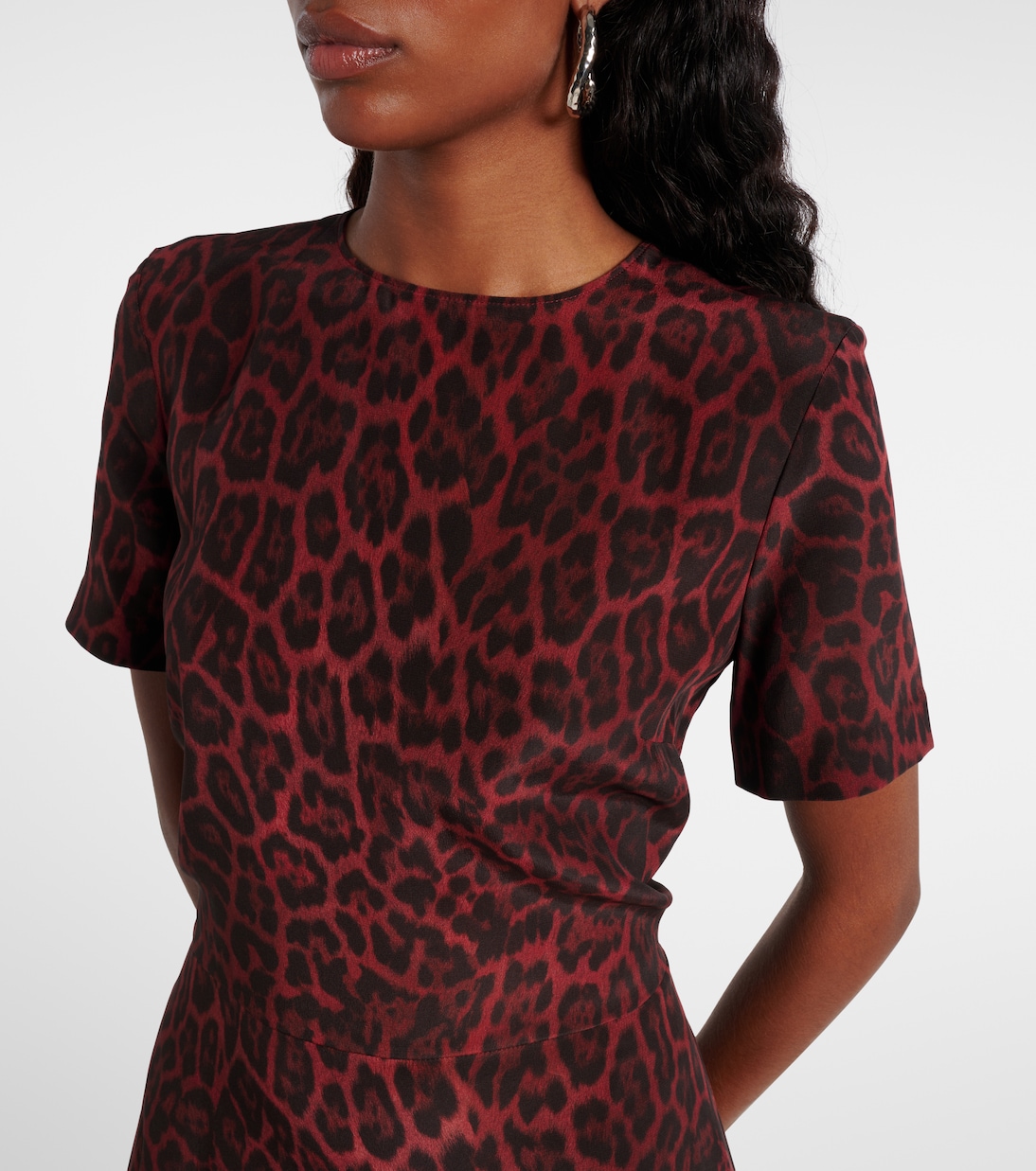 Stella Iconics silk cady minidress  | Stella McCartney