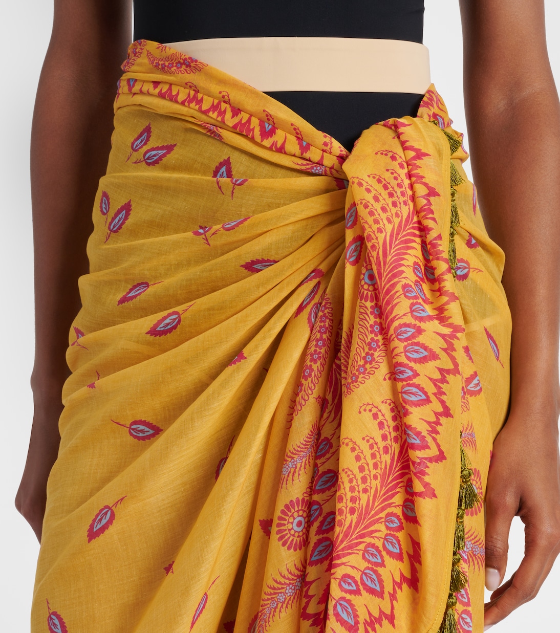 Printed cotton beach cover-up | Valentino