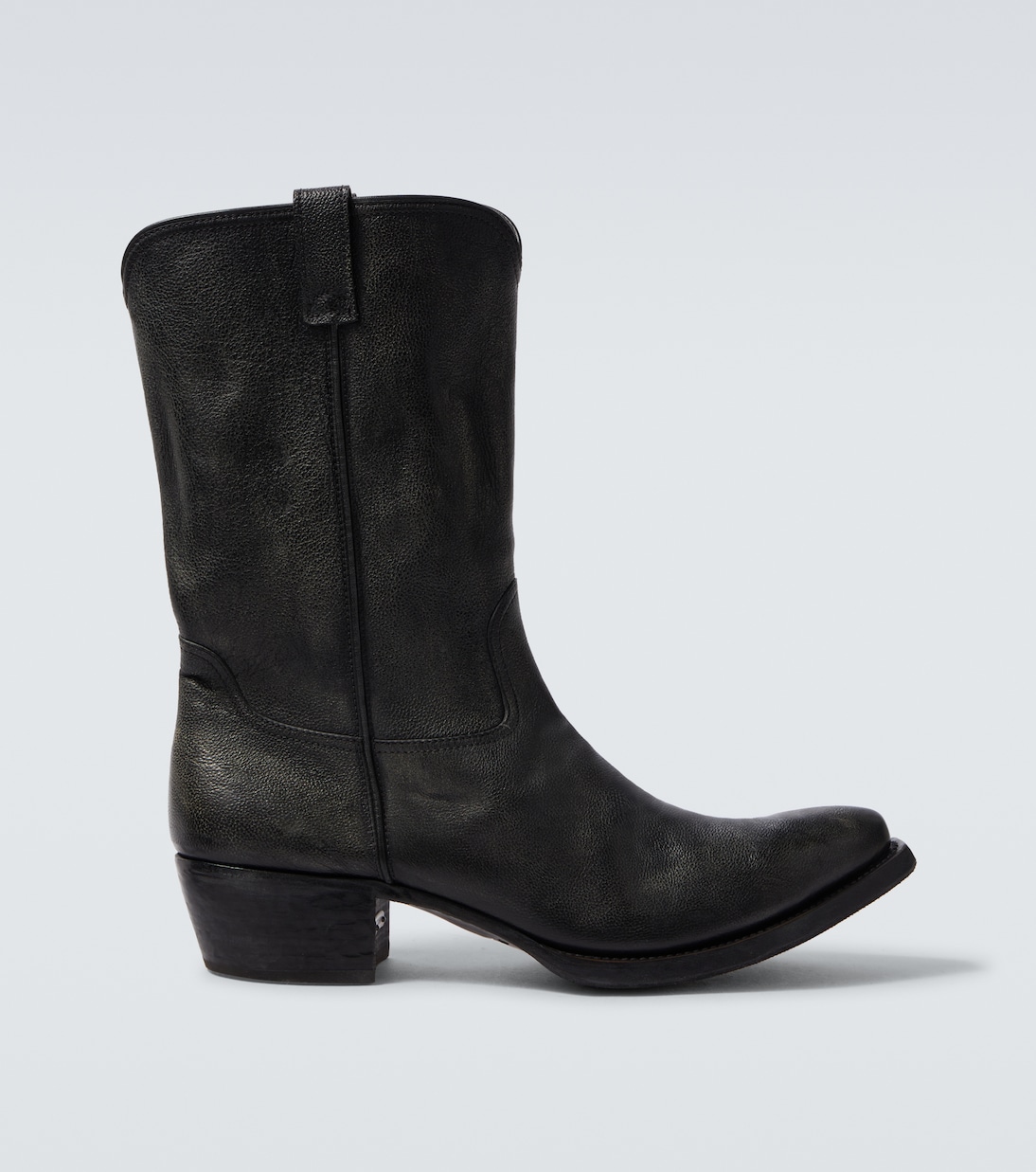 Leather cowboy boots | Prada