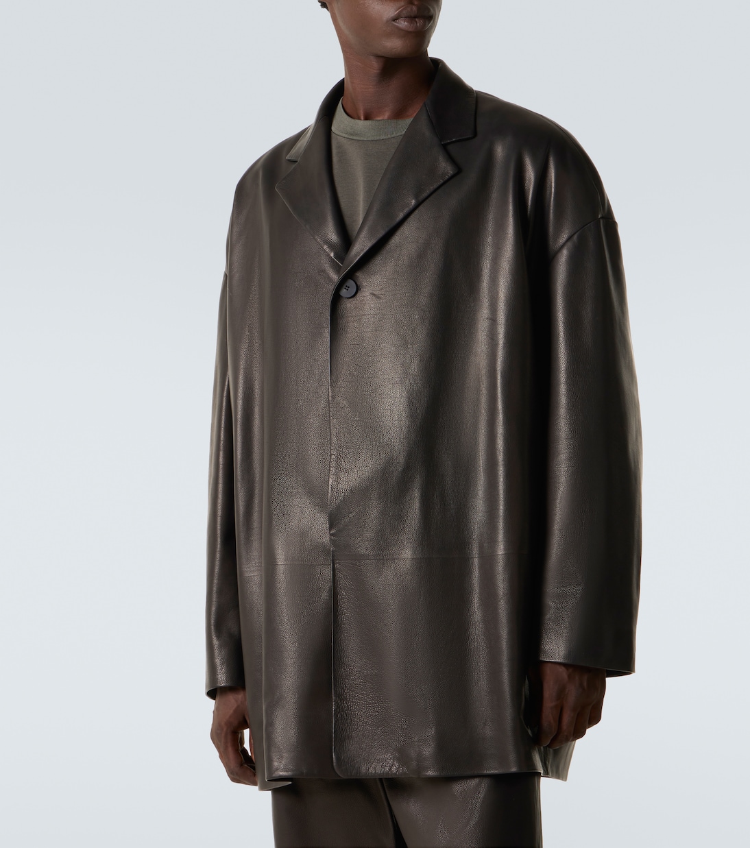 Oversized leather blazer | Fear of God