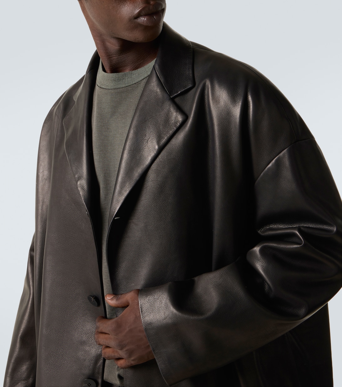 Oversized leather blazer | Fear of God