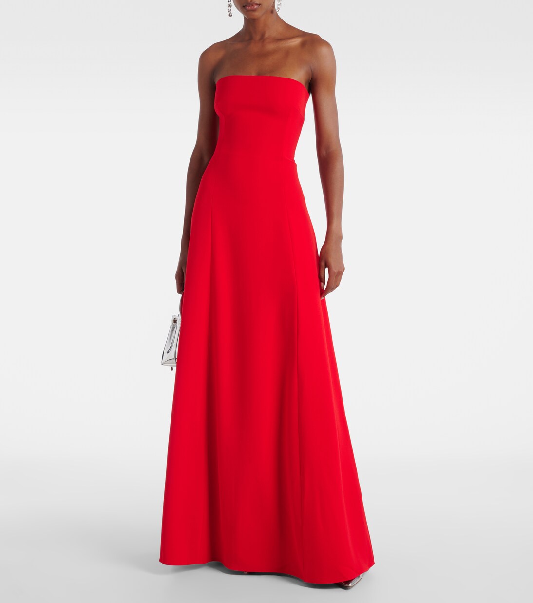 Robe longue bustier Helena | Solace London