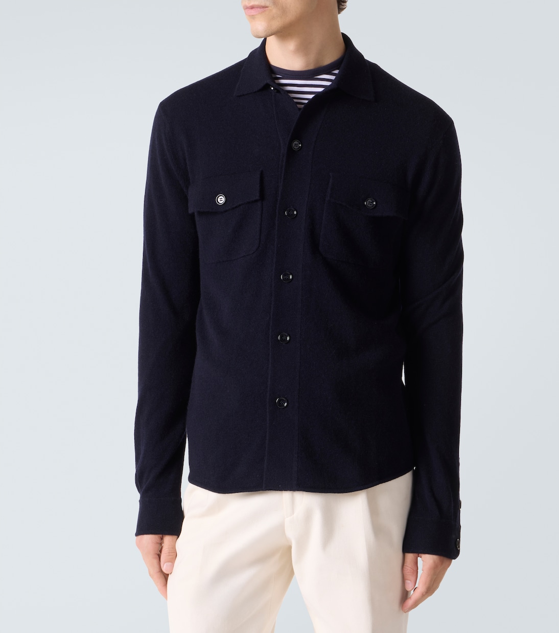 Wool and cashmere overshirt | Allude