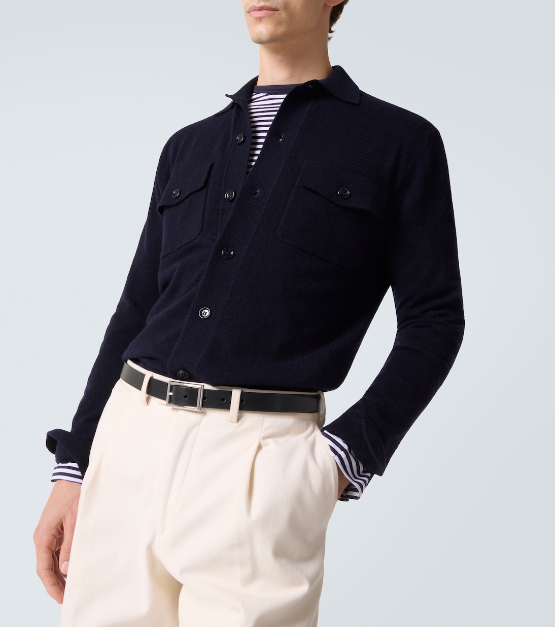 Wool and cashmere overshirt | Allude