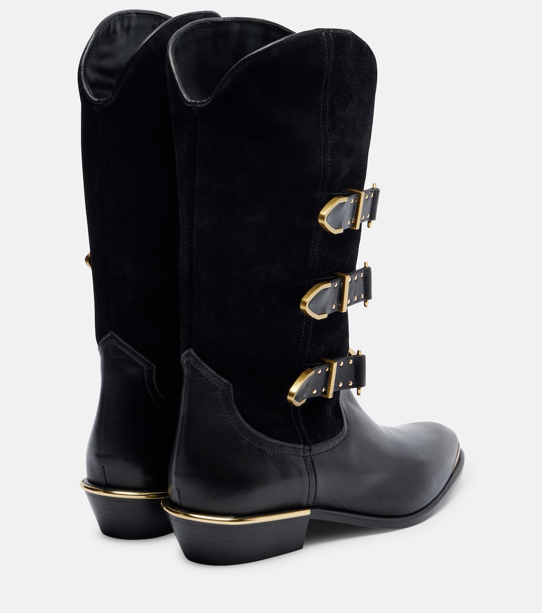Westernstiefel Mexia aus Veloursleder und Leder | Isabel Marant