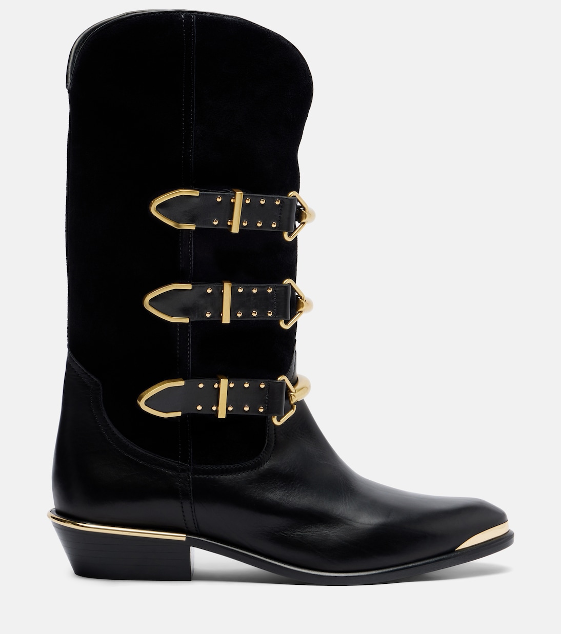 Westernstiefel Mexia aus Veloursleder und Leder | Isabel Marant