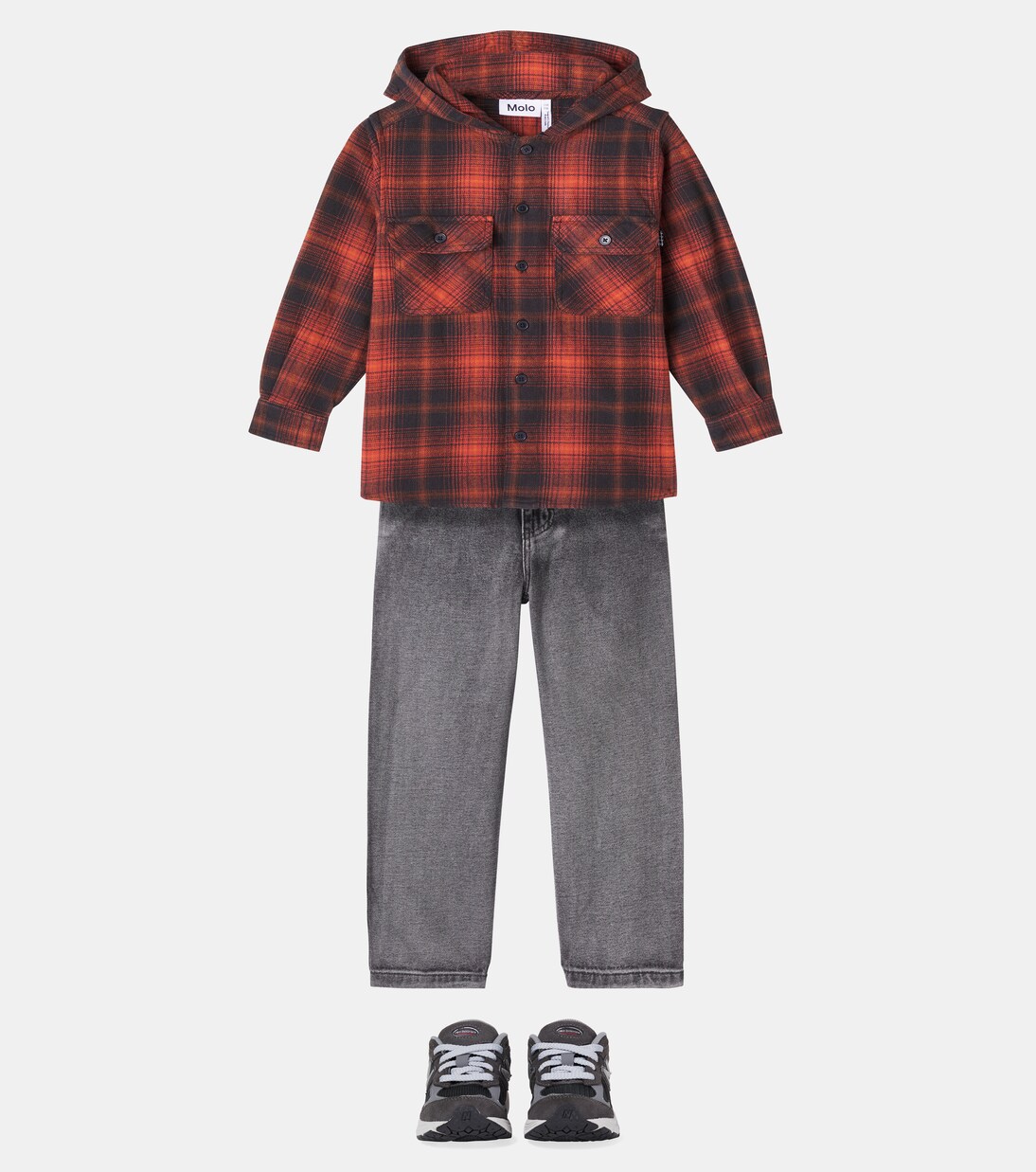 Rizz checked cotton jacket | Molo