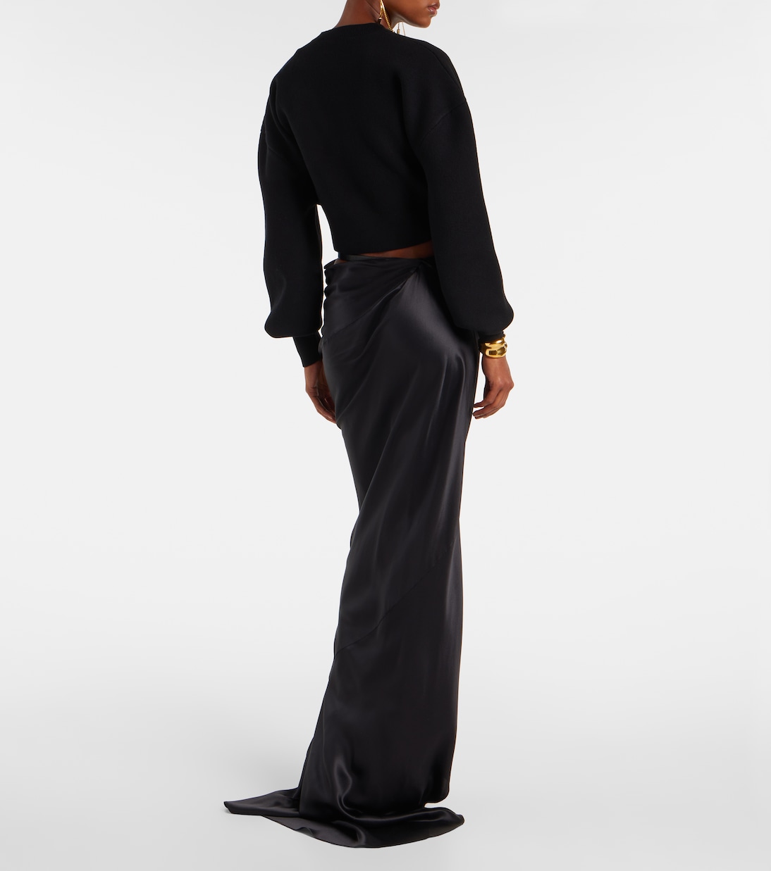 Pullover cropped in misto lana e cashmere | Tom Ford