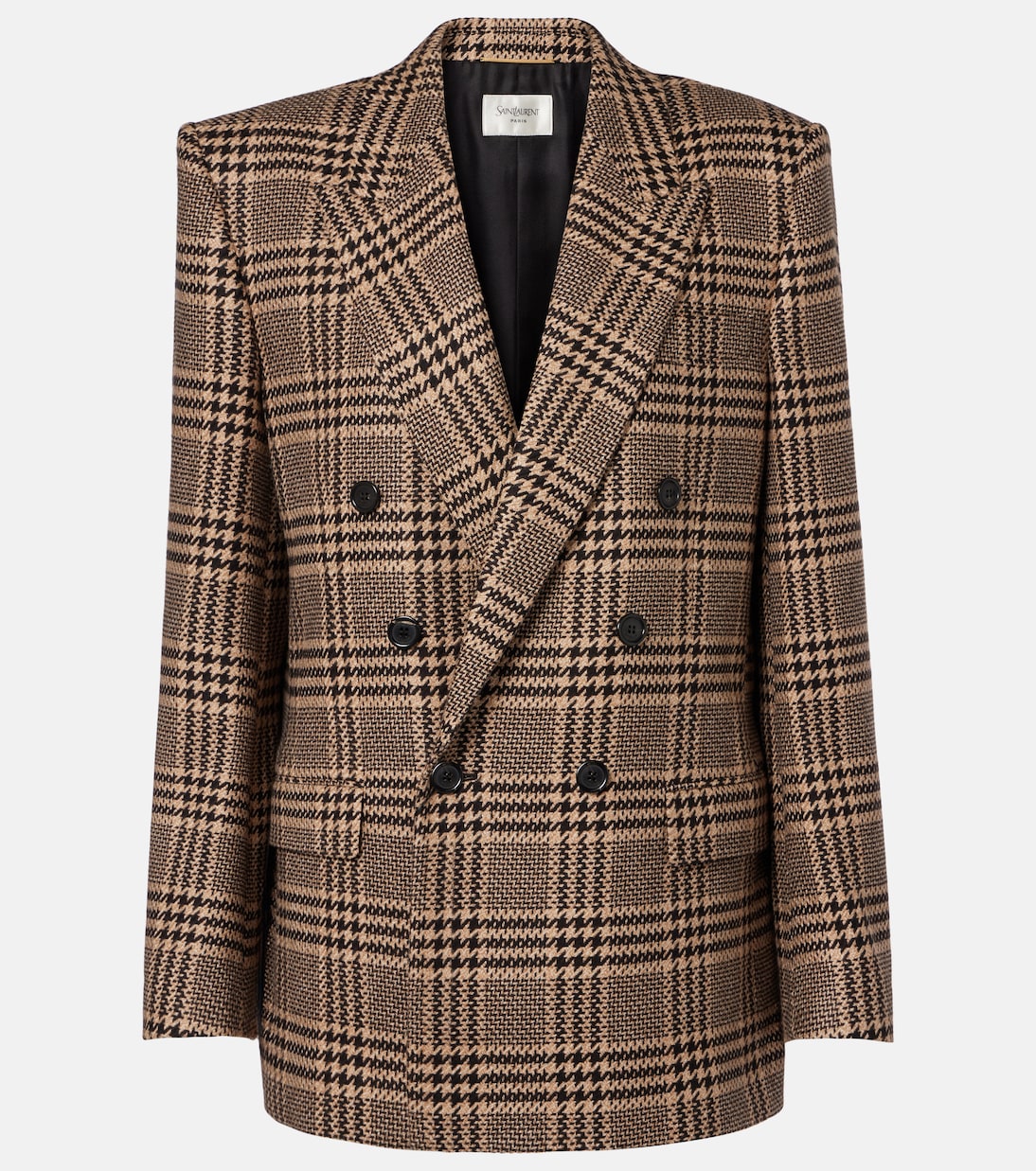 Double-breasted silk and cashmere blazer | Saint Laurent