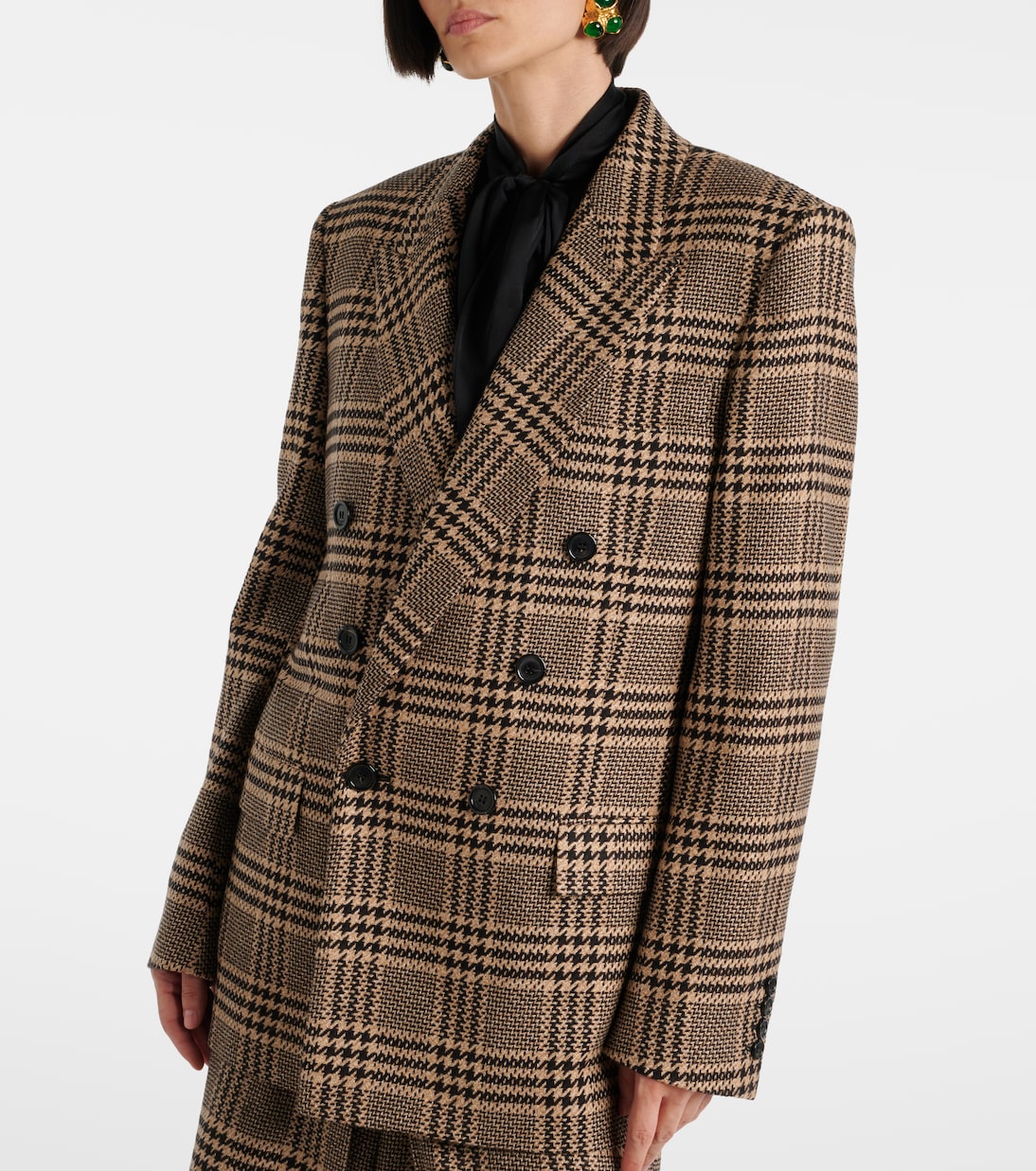 Double-breasted silk and cashmere blazer | Saint Laurent
