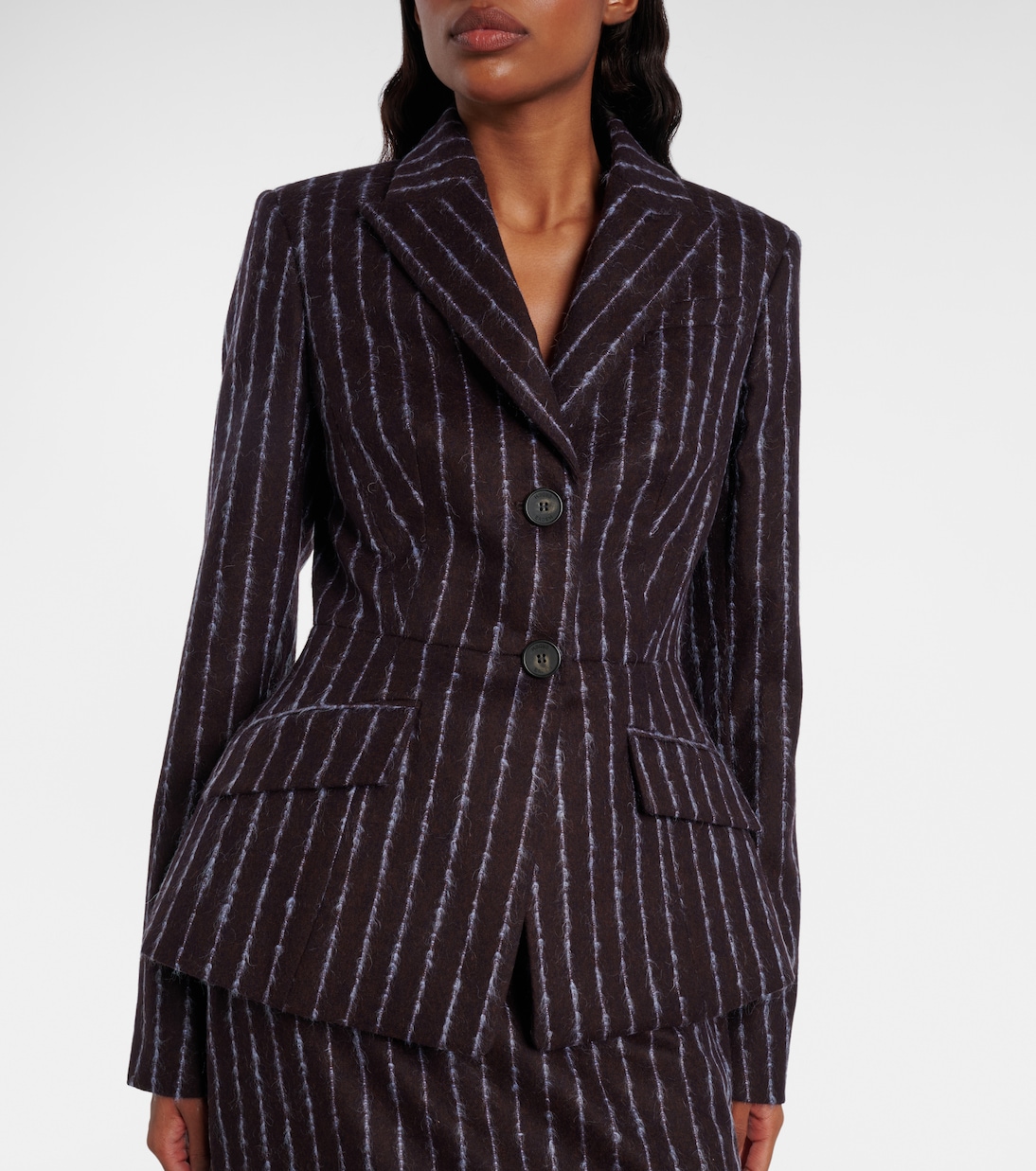 Blazer aus Wolle und Mohair | Erdem