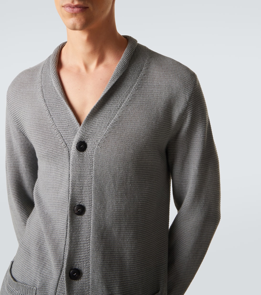 Cardigan aus einem Leinengemisch | Giorgio Armani