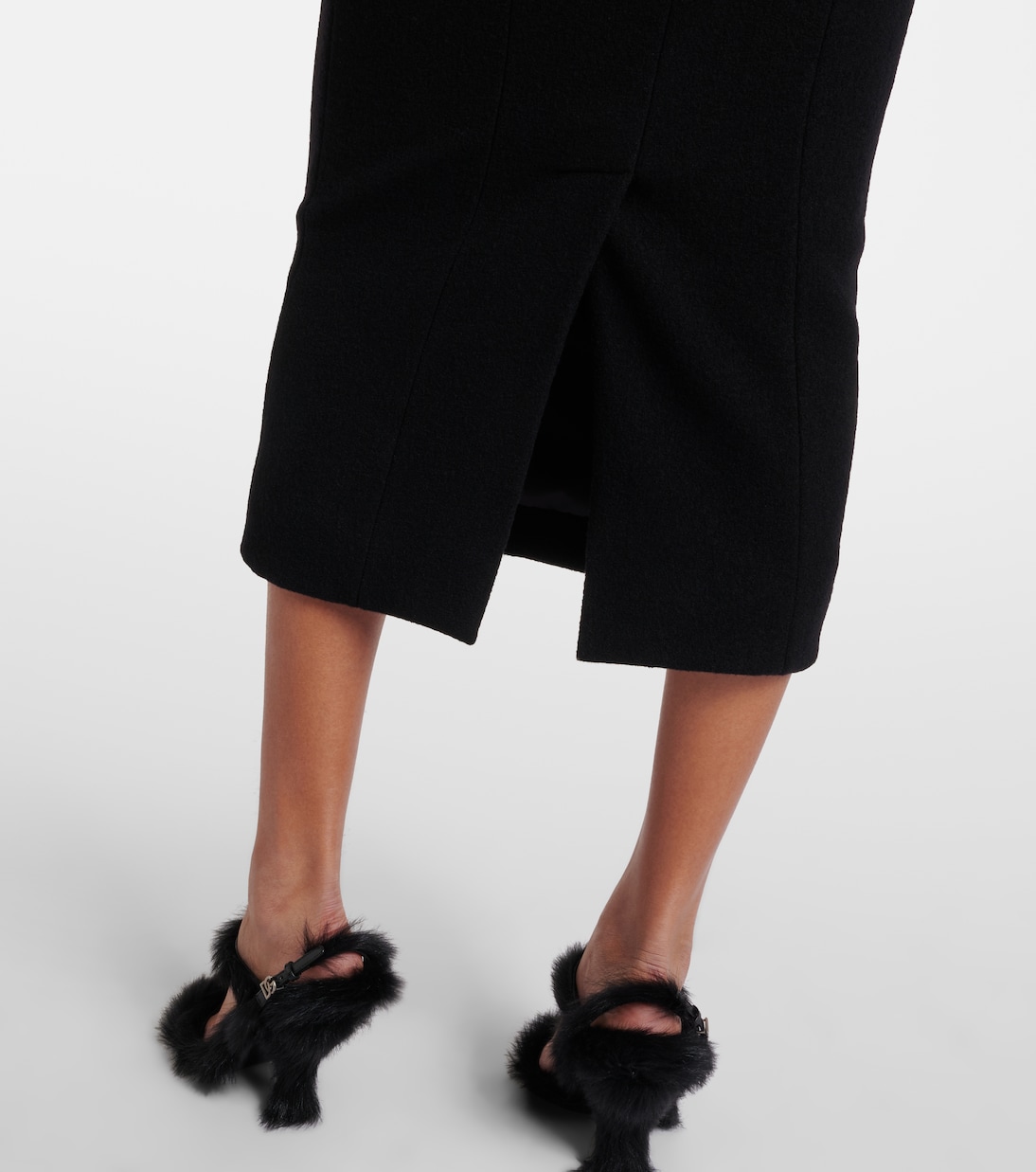 Jupe crayon en laine vierge | Dolce&Gabbana