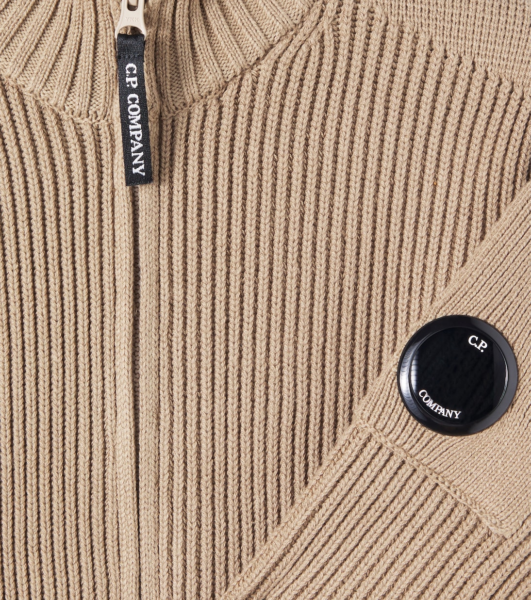 Giacca in misto cotone a coste con zip | C.P. Company Kids