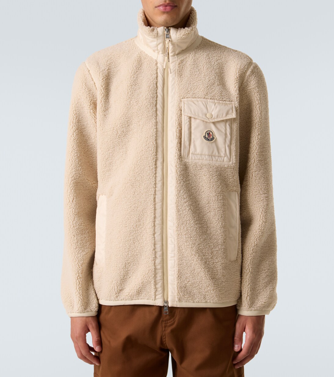 Fleece zip-up cardigan | Moncler