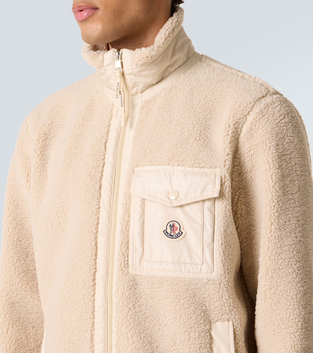 Fleece zip-up cardigan | Moncler
