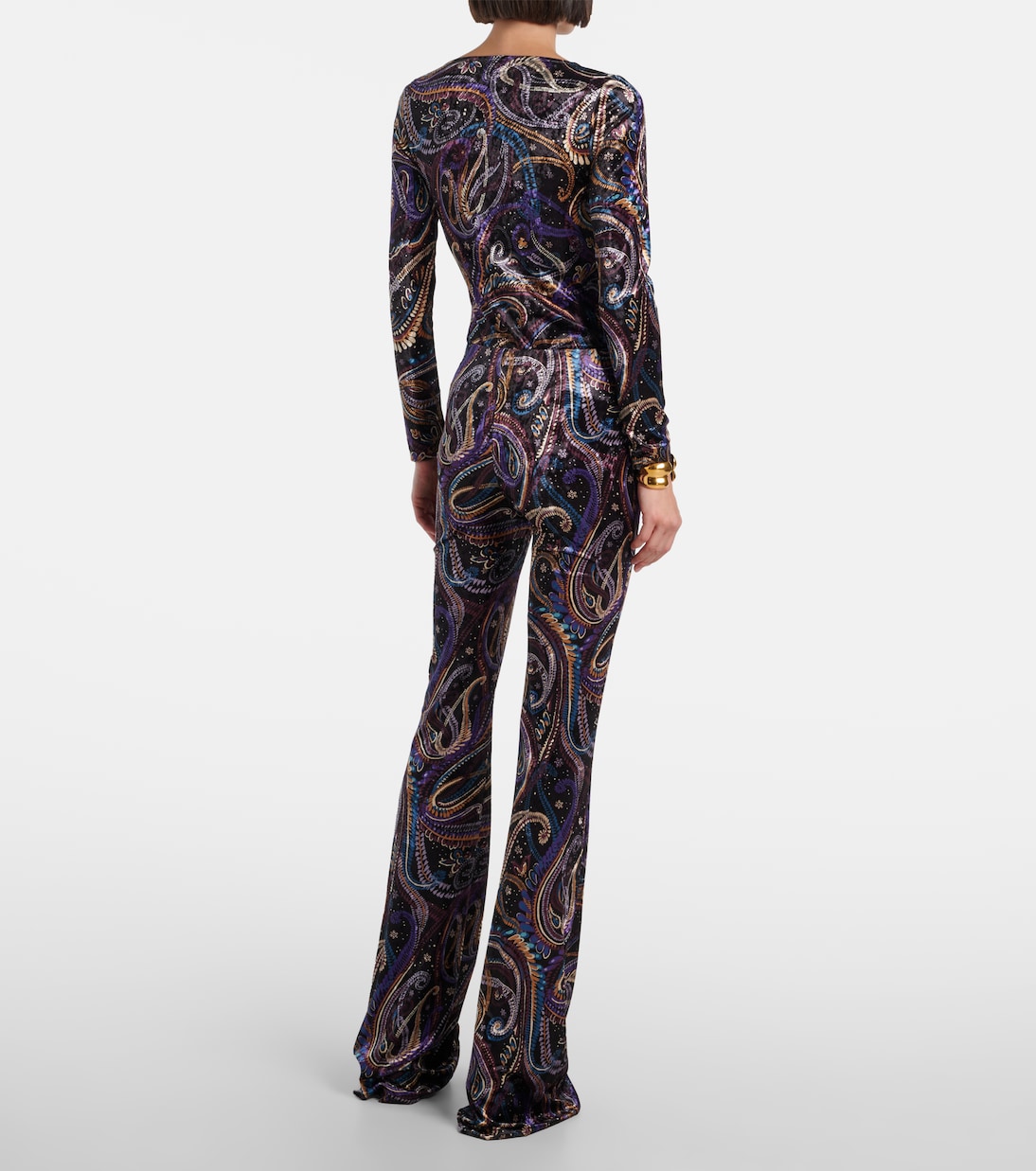 Schlaghose aus Samt | Etro